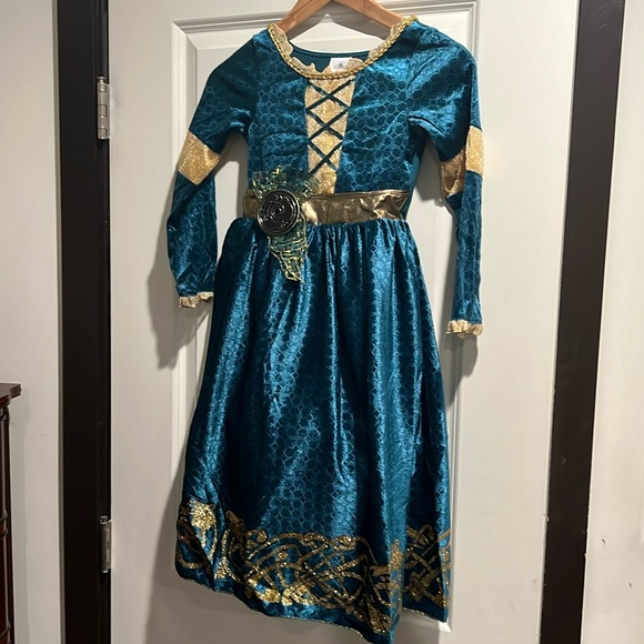 Disney Merida Dress 5/6 excellent condition - Picture 1 of 7